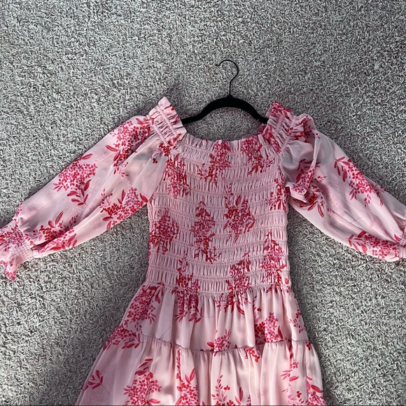 Floral Red Dress - Picture 2 of 5